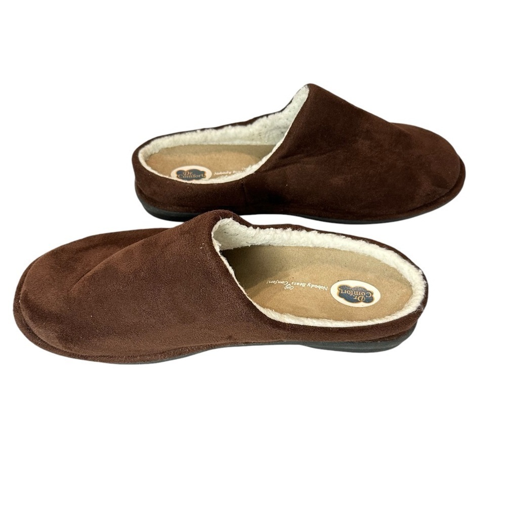 Dr. Comfort Brown Slip On Lounge Shoes Mens Size 10 - Picture 11 of 12